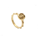 Handgefertigte Vintage Gold Ring