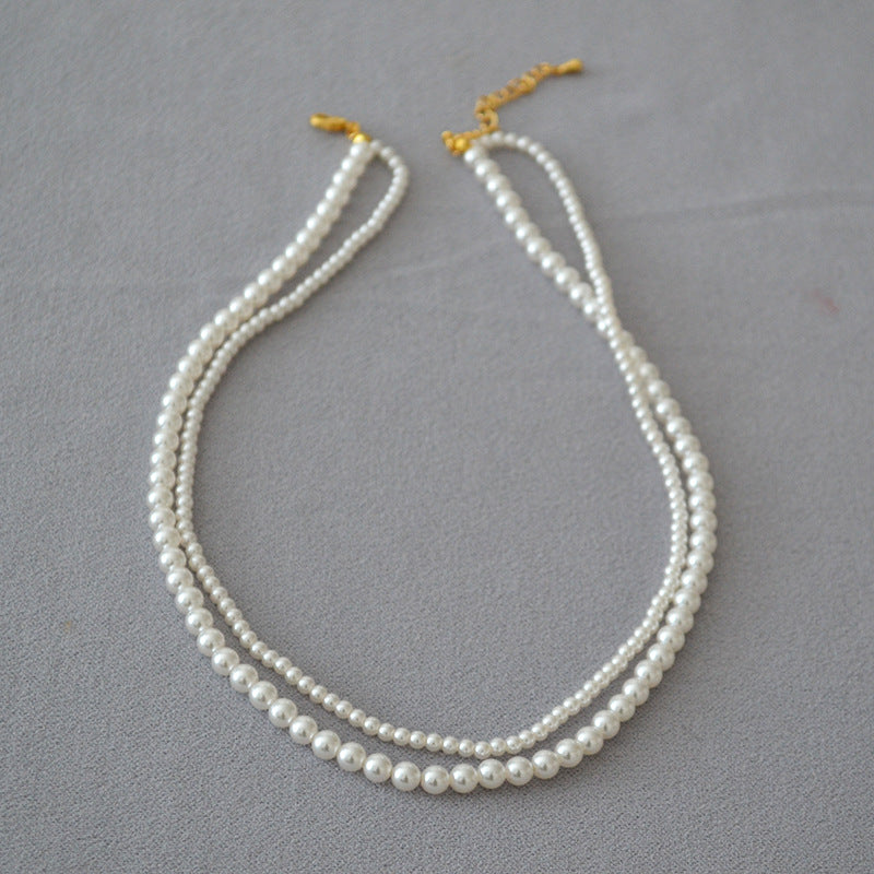 Schöne Perlen Halskette mit einzigartigem Stil