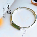 Zarte handwerkliche Silber Armband