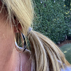 Klassische Silber Ohrring mit zeitloser Eleganz