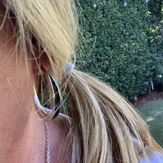 Klassische Silber Ohrring mit zeitloser Eleganz