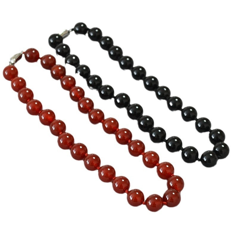 Zarte handwerkliche Gold Halskette