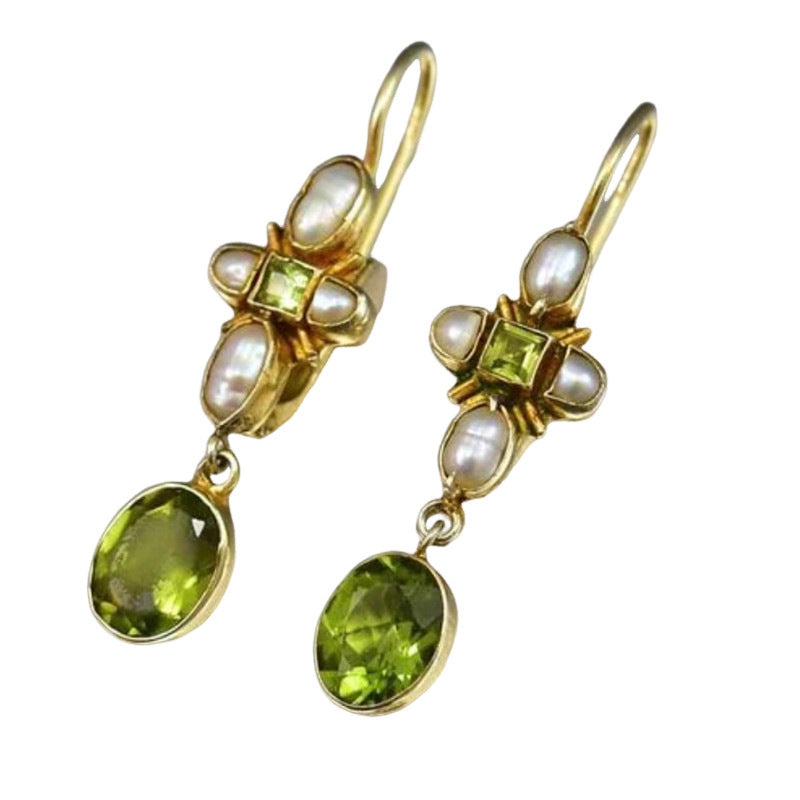 Zarte handwerkliche Perlen Ohrring