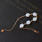 Atemberaubende Gold Schmuckset für den Alltag