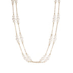 Zarte handwerkliche Perlen Halskette