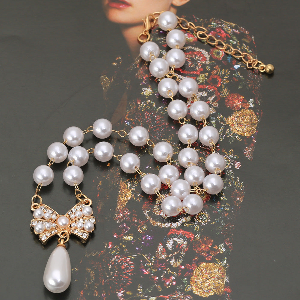 Romantische Perlen Halskette für besondere Momente