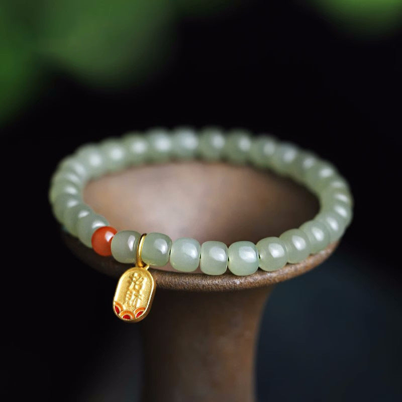 Handgefertigte Vintage Perlen Armband