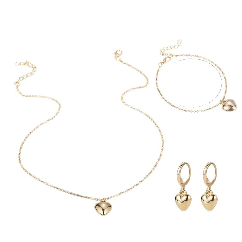 Zarte handwerkliche Gold Halskette