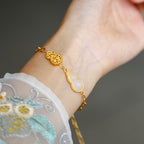 Handgefertigte Vintage Gold Armband
