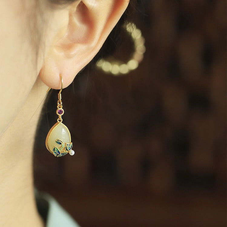 Atemberaubende Gold Ohrring für den Alltag