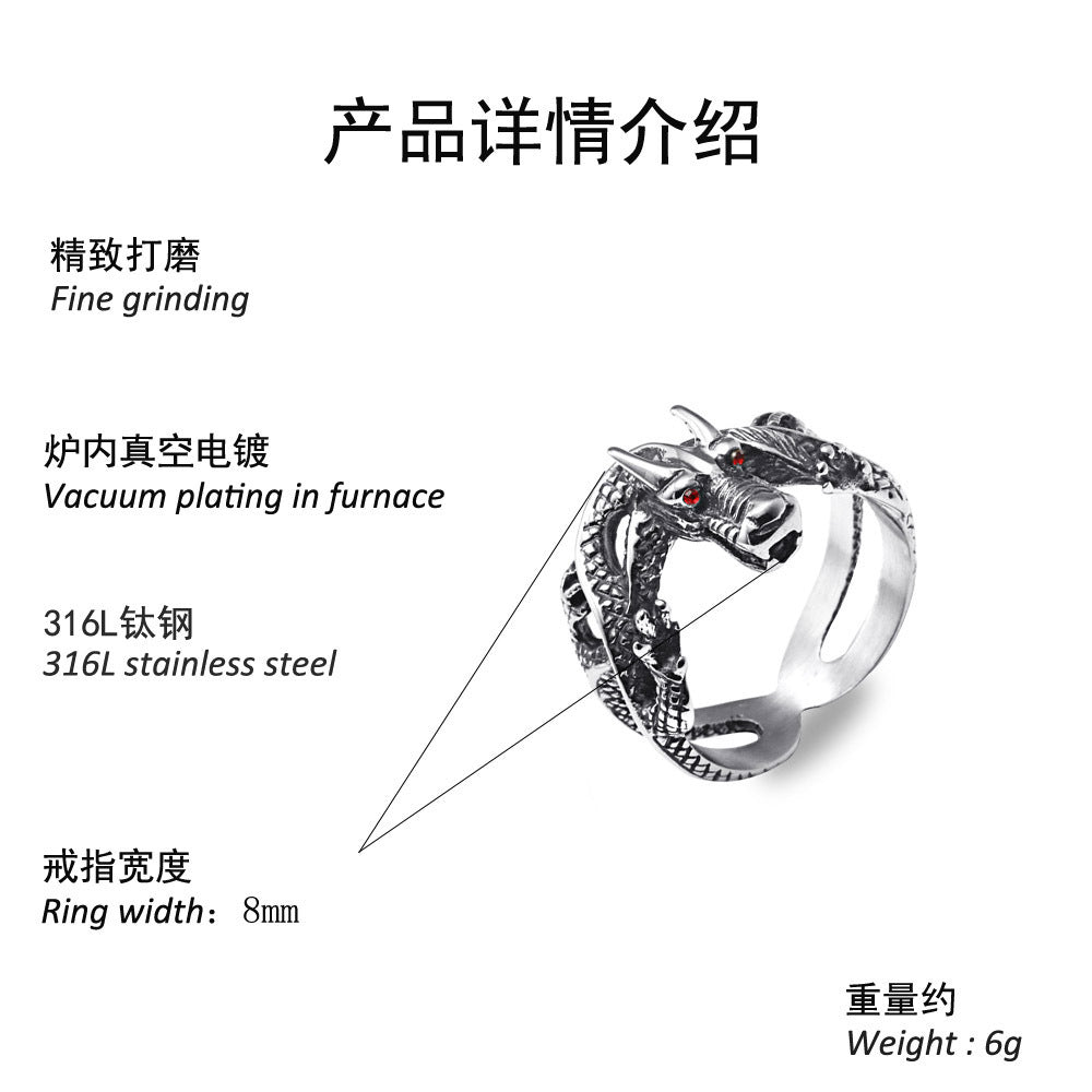 Zarte handwerkliche Ring