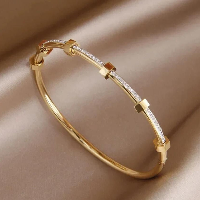 Handgefertigte Vintage Gold Armband