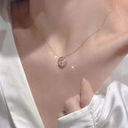 Zarte handwerkliche Halskette