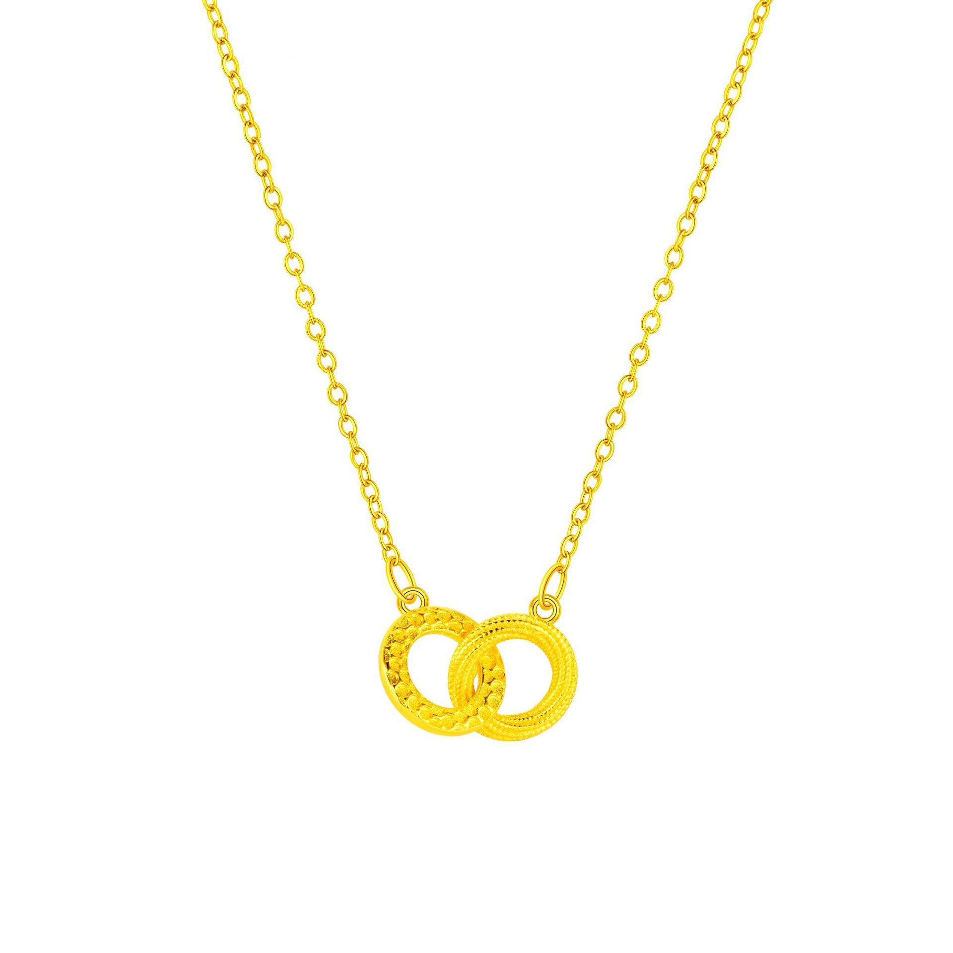 Romantische Gold Halskette für besondere Momente