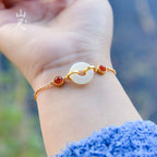 Handgefertigte Vintage Gold Armband