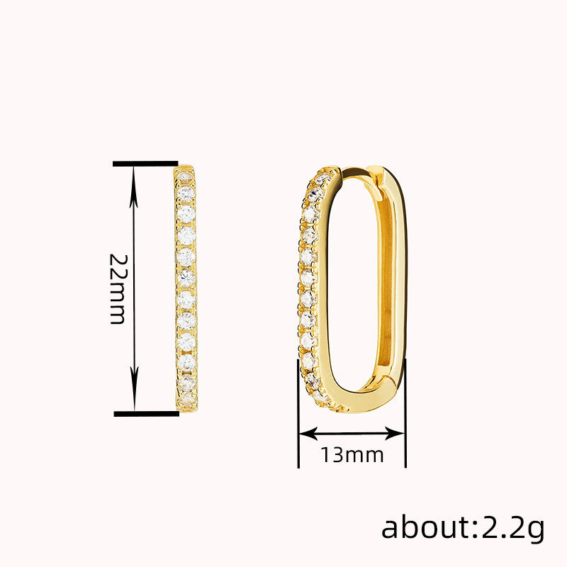 Atemberaubende Ohrring für den Alltag