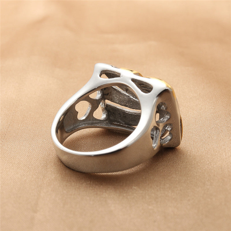 Klassische Gold Ring mit zeitloser Eleganz