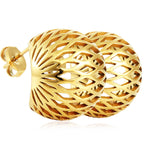 Atemberaubende Gold Ohrring für den Alltag