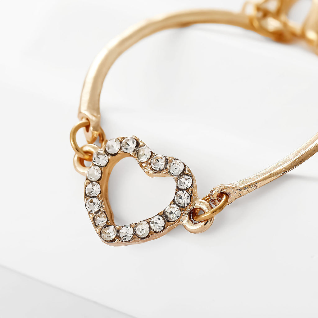 Zarte handwerkliche Gold Armband