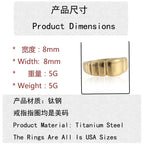 Atemberaubende Gold Ring für den Alltag