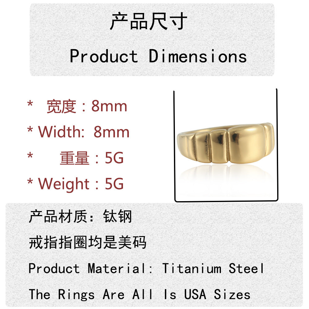 Atemberaubende Gold Ring für den Alltag