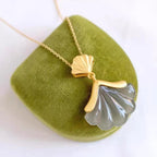 Schöne Gold Halskette mit einzigartigem Stil