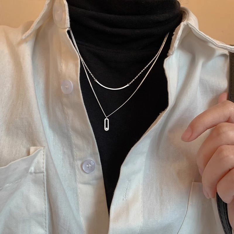 Zarte handwerkliche Halskette