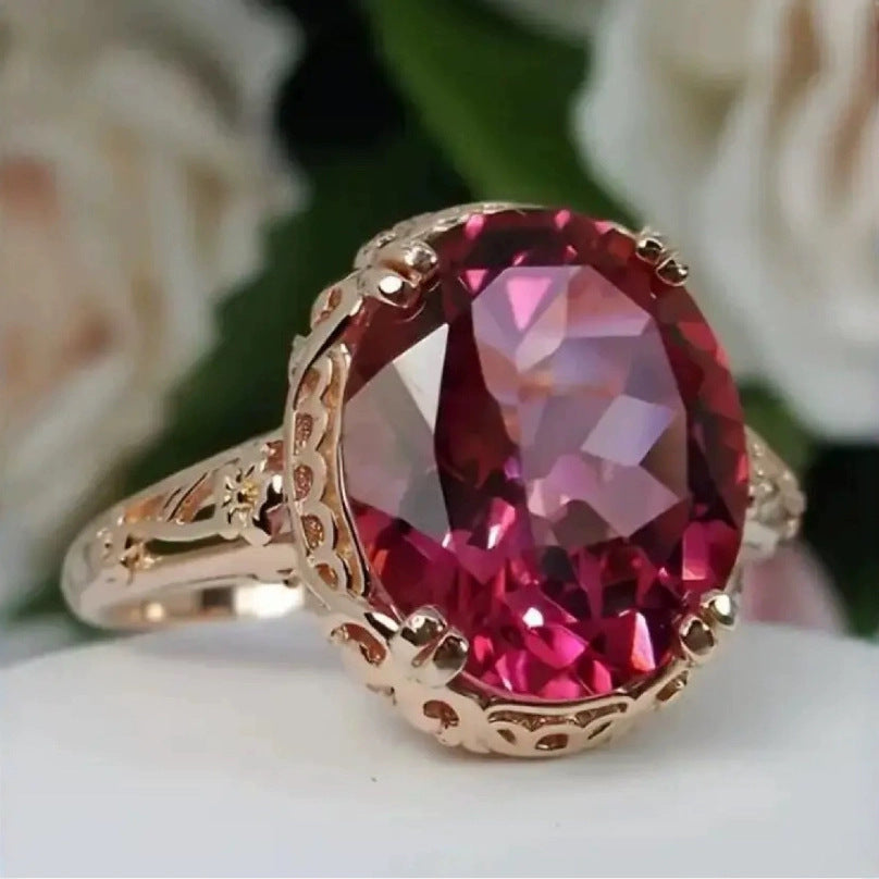 Handgefertigte Vintage Gold Ring