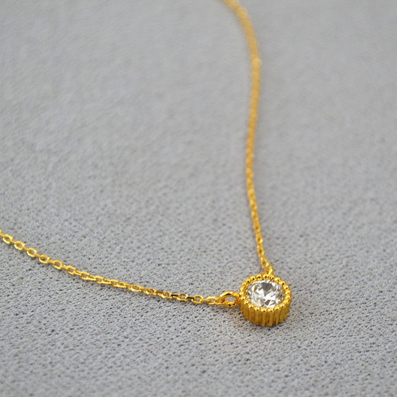 Romantische Gold Halskette für besondere Momente