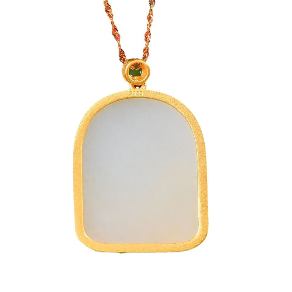 Schöne Silber Halskette mit einzigartigem Stil