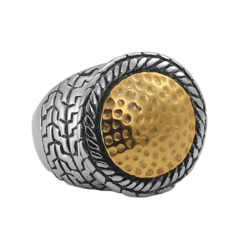 Handgefertigte Vintage Gold Ring