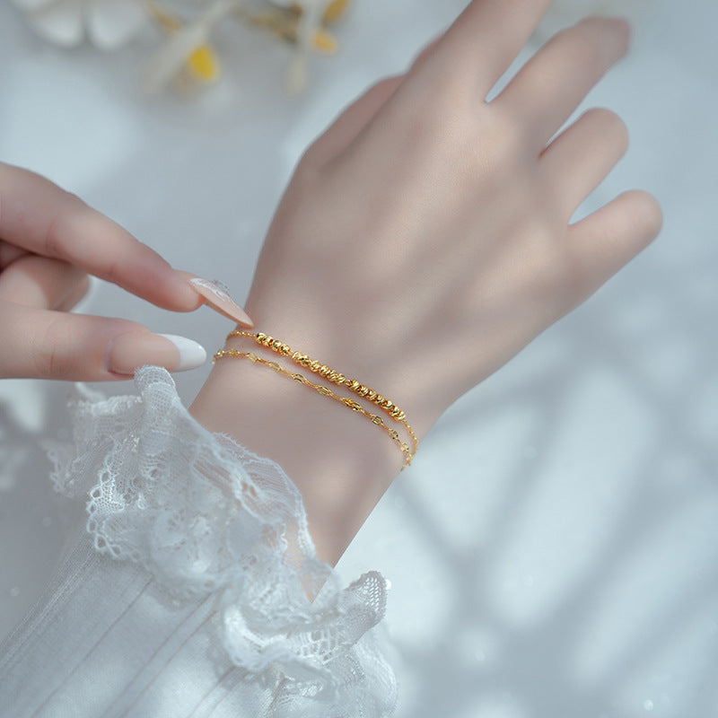 Handgefertigte Vintage Gold Armband