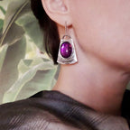 Schöne Silber Ohrring mit einzigartigem Stil