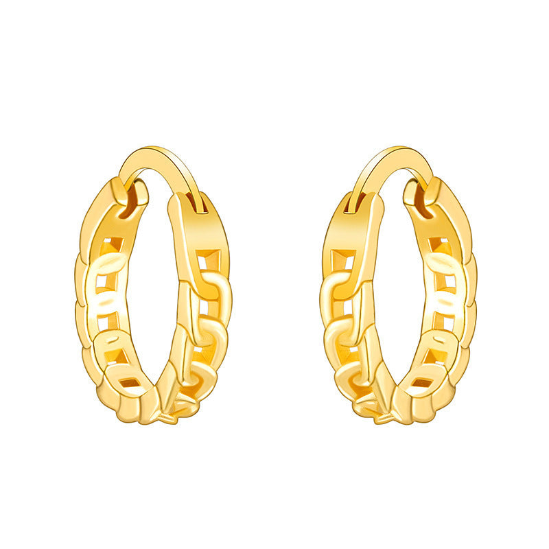 Atemberaubende Gold Ohrring für den Alltag