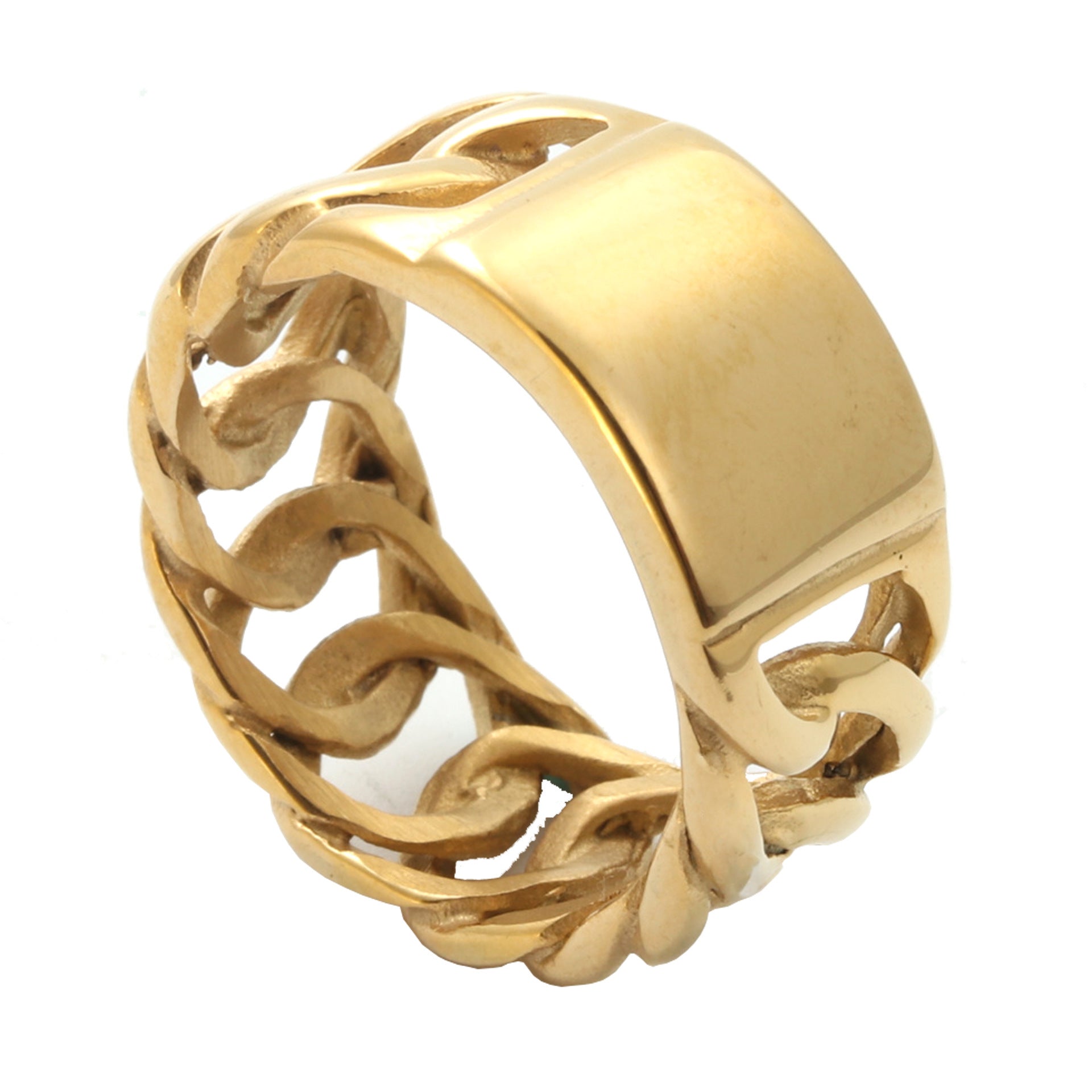Handgefertigte Vintage Gold Ring
