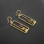 Zarte handwerkliche Ohrring