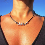 Zarte handwerkliche Halskette