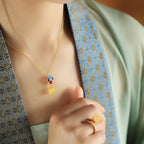 Romantische Gold Halskette für besondere Momente