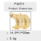 Romantische Gold Ohrring für besondere Momente