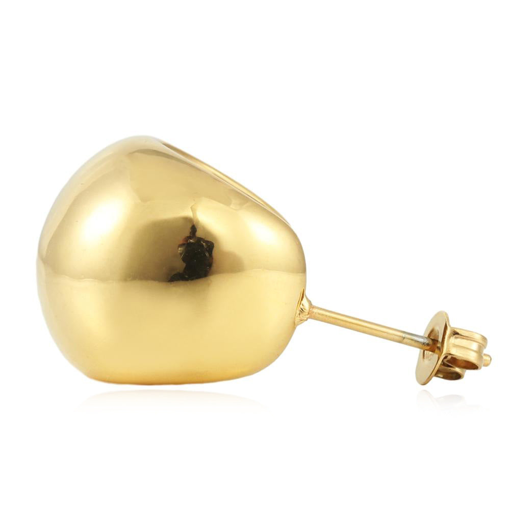 Klassische Gold Ohrring mit zeitloser Eleganz