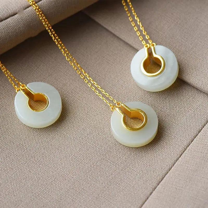 Zarte handwerkliche Silber Halskette