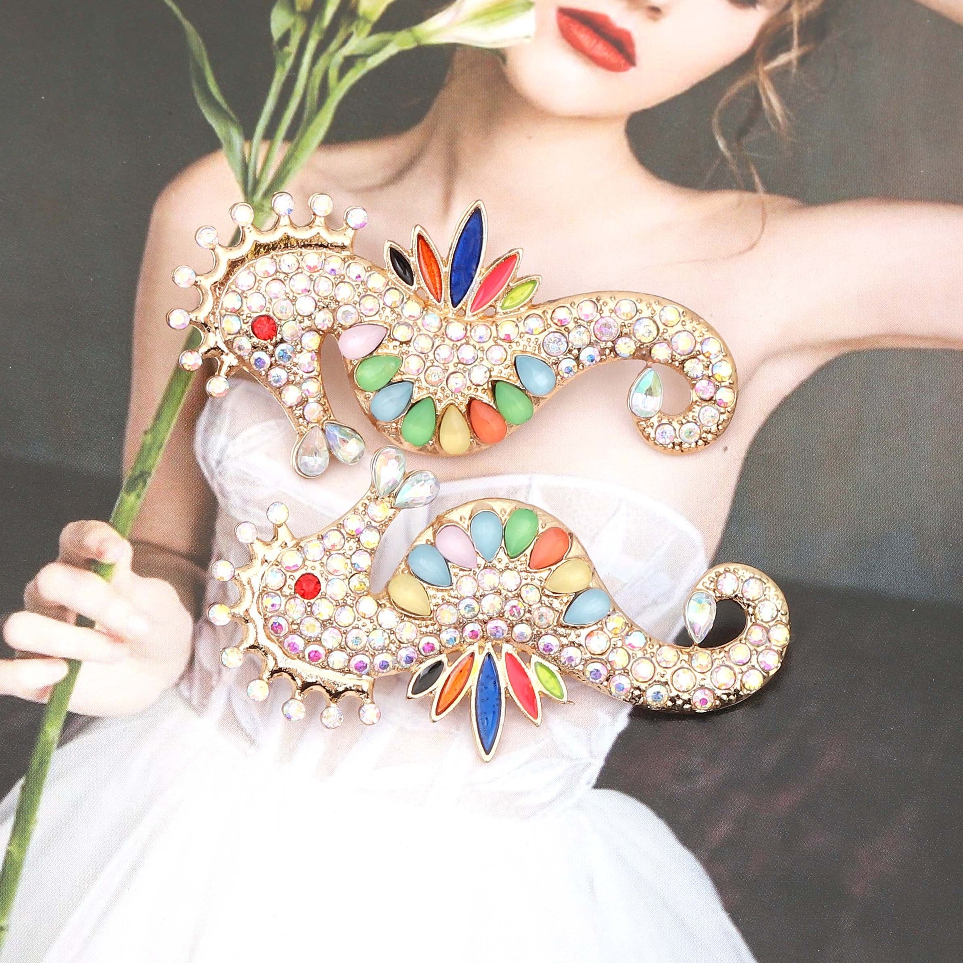 Atemberaubende Ohrring für den Alltag