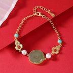 Schöne Gold Armband mit einzigartigem Stil