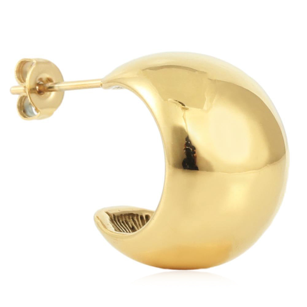 Klassische Gold Ohrring mit zeitloser Eleganz