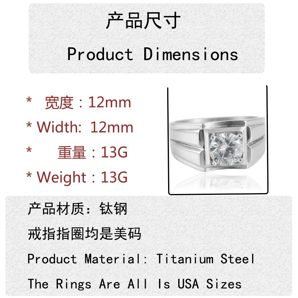 Zarte handwerkliche Ring