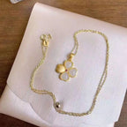 Zarte handwerkliche Silber Halskette