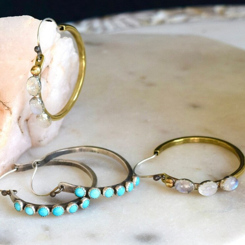 Handgefertigte Vintage Ohrring