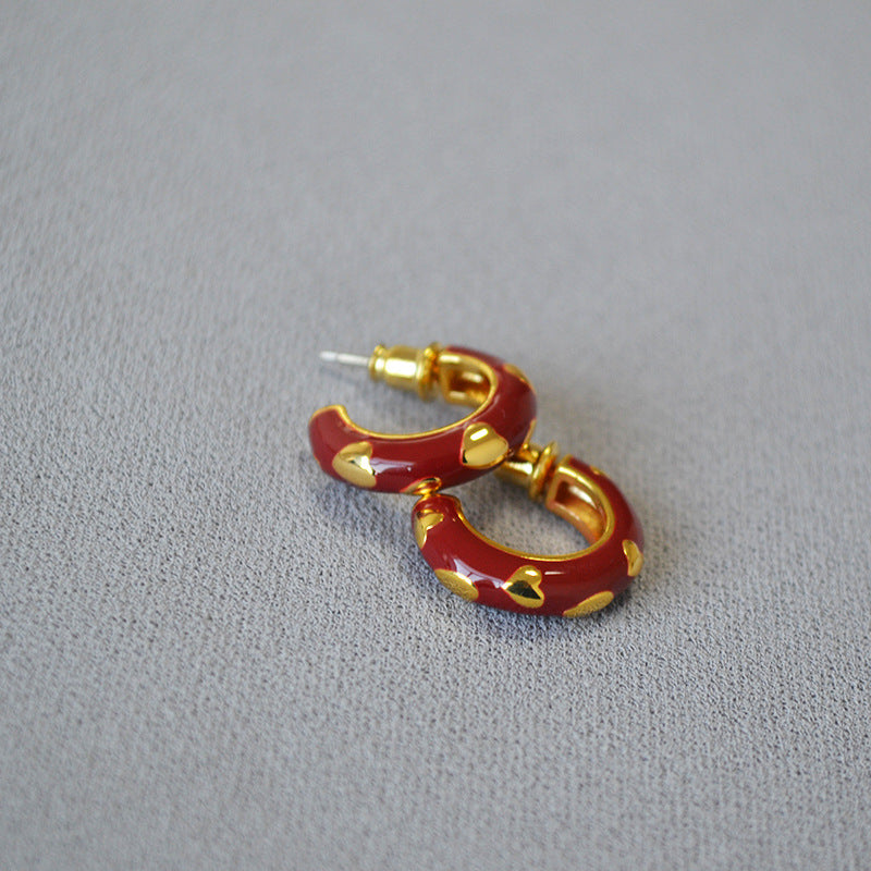 Atemberaubende Gold Ohrring für den Alltag