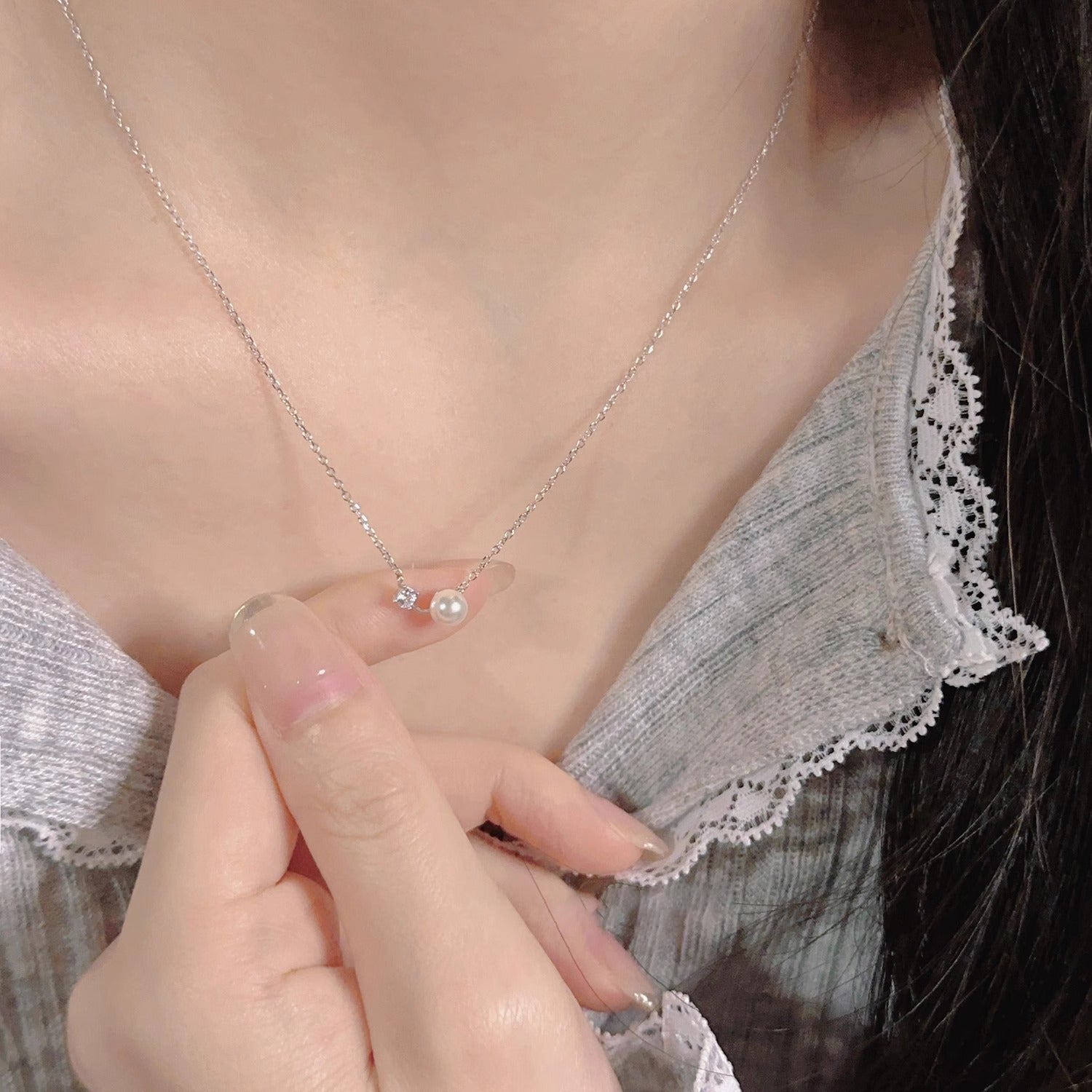 Elegante Perlen Halskette für jeden Anlass