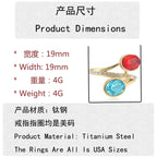 Zarte handwerkliche Ring